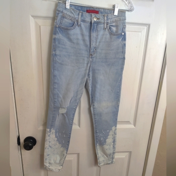 Jennifer Lopez High Rise Skinny Crop Jeans Size 4 - Picture 3 of 5